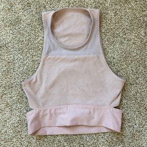 Outdoor Voices Slashback Crop Top Small